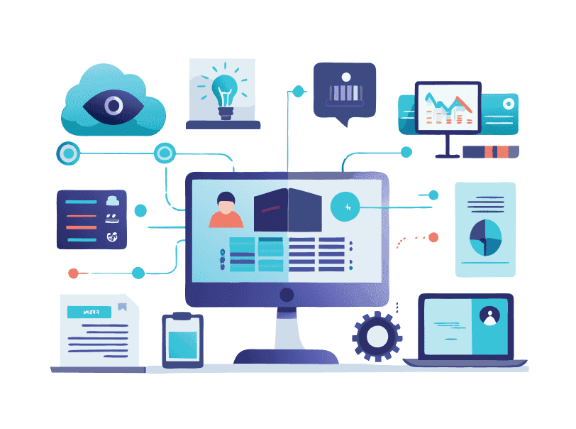 Tech complexity illustration