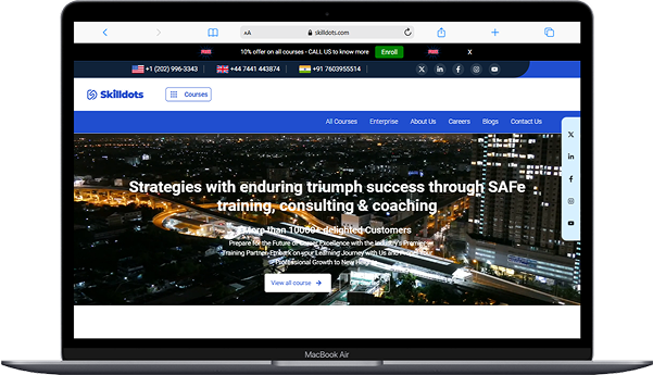 Skilldots Training Website