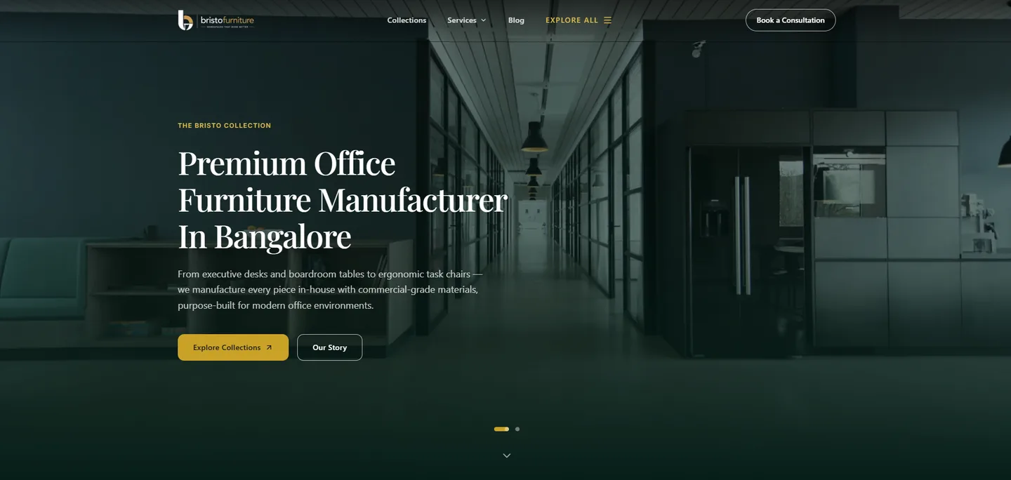 Bristo Furniture template preview